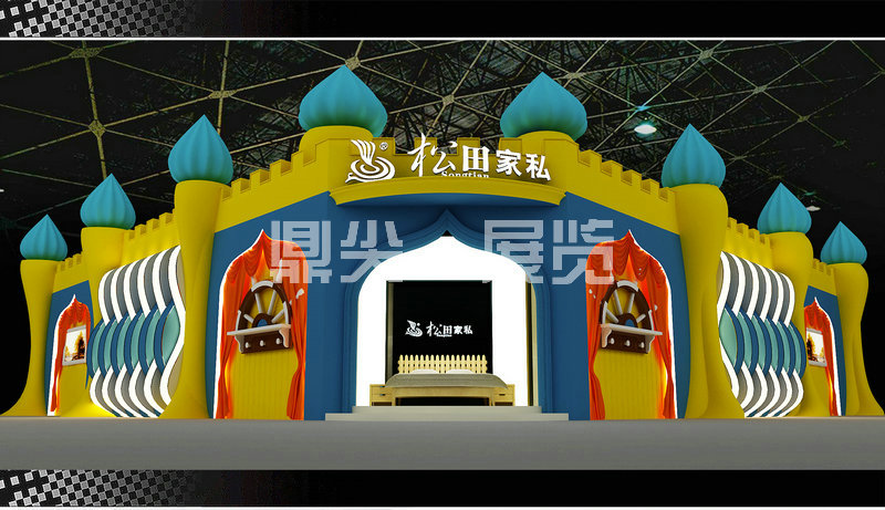 家具展展台設計-港倫家具