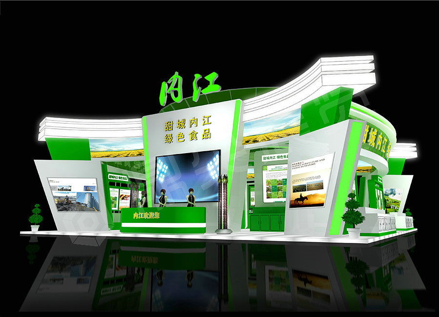西博會展台搭建製作案例