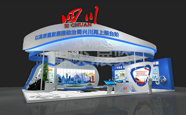 成都展台設計簡單闡述不同顏色代表的含義