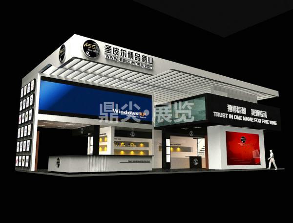 春糖展台搭建-聖皮爾酒業