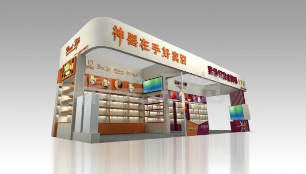 春季糖酒會展台搭建-野城酒具